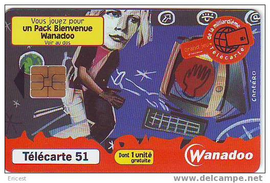 WANADOO 51U SO3 11.99 ETAT COURANT (jeu Non Gratté) - 1999
