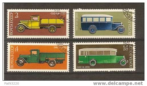 URSS/ Camions Et Bus/ 1974 4048-4051 Série Oblitérée INCOMPLETE - Otros (Tierra)