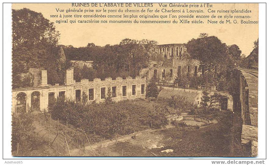 Az/ Ruines De L'Abbaye De Villers, Vue Générale, Ed. Hôtel Des Ruines - Villers-la-Ville