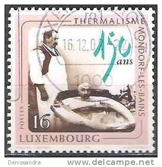 Luxembourg 1997 Michel 1422 O Cote (2008) 0.70 Euro 150 Ans Thermalisme Mondorf-les-Bains Cachet Rond - Gebraucht