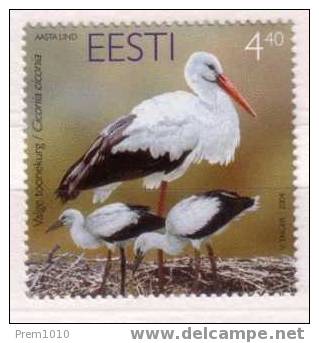 Bird- White Stork (Cocinia Ciconia)  ESTONIA - 2004 MNH - Cigognes & échassiers