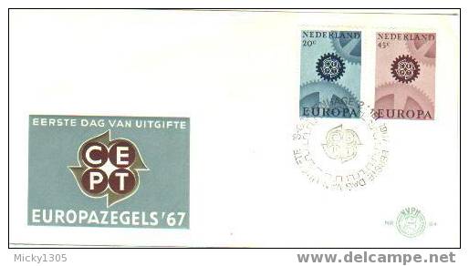 Niederlande / Netherland - Mi-Nr 878/879 FDC (Y034) - 1967