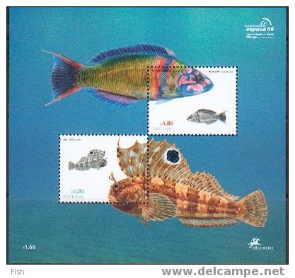 Portugal Sheet & Fishes ** (2) - Pesci