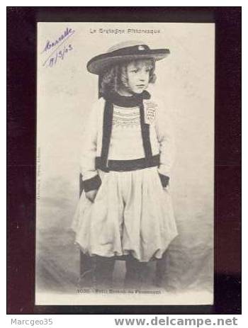 009281 Petit Breton De Fouesnant édit.waron N°1035 Belle Carte Précurseur Costume D'enfant - Fouesnant