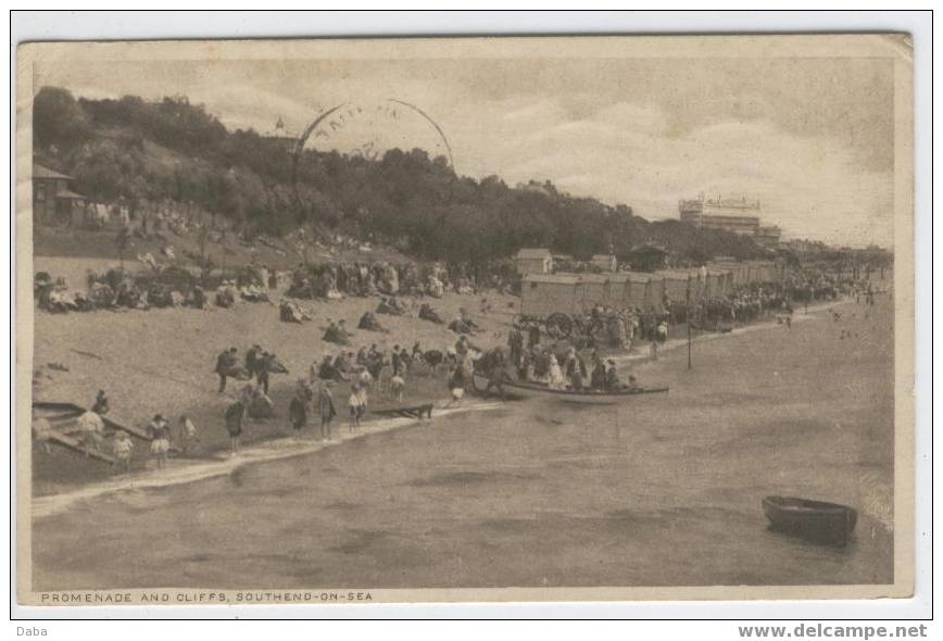 PROMRNADE AND CLIFFS.SOUTHEND ON SEA - Southend, Westcliff & Leigh