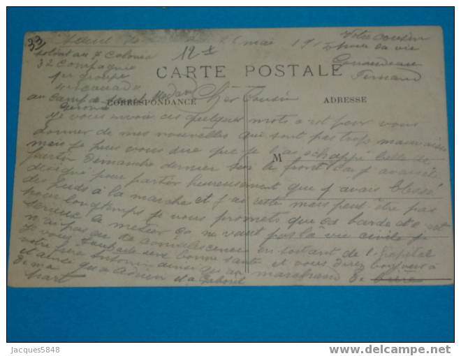 33) ST-andre De Cubzac - Le Char De St-andré De Cubzac ; Aux Fétes Des Vendanges à Bordeaux-n° 22  - Tres Belle Carte - Cubzac-les-Ponts