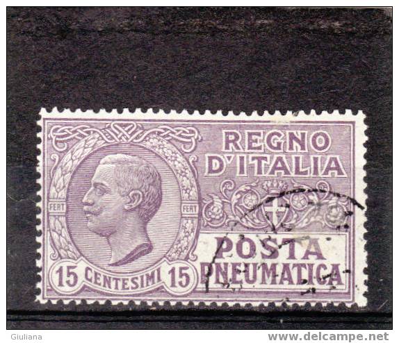 Italia Regno - N. PN2 Used (Sassone) 1913-23 Posta Pneumatica - Pneumatic Mail