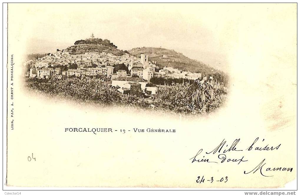 Forcalquier Vue Générale - Forcalquier