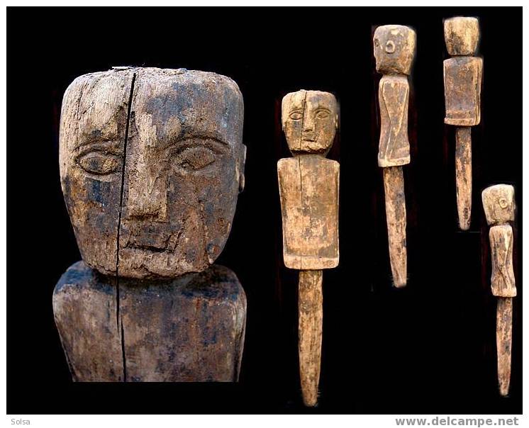 Ancien Totem Sumba - Bois