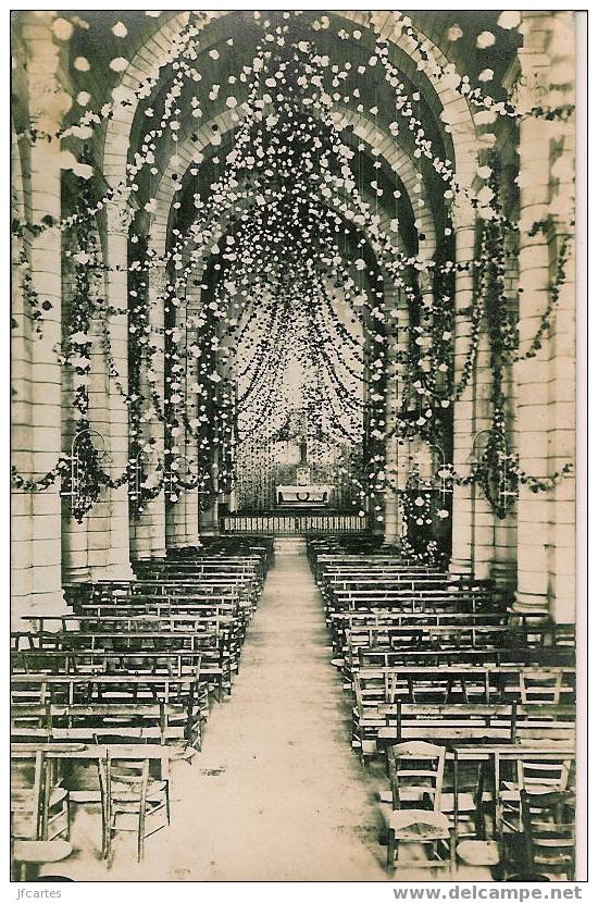 16 - CHATEAUNEUF - Eglise - Souvenir De La Fête De Sainte Thérèse De L'Enfant Jésus (29 Septembre 1929) - Chateauneuf Sur Charente