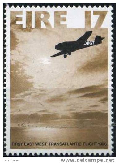 PIA - IRL - 1978 - Avions - 50° Du Premier Vol Transatlantique Est-Ouest - (Yv 376-77) - Neufs