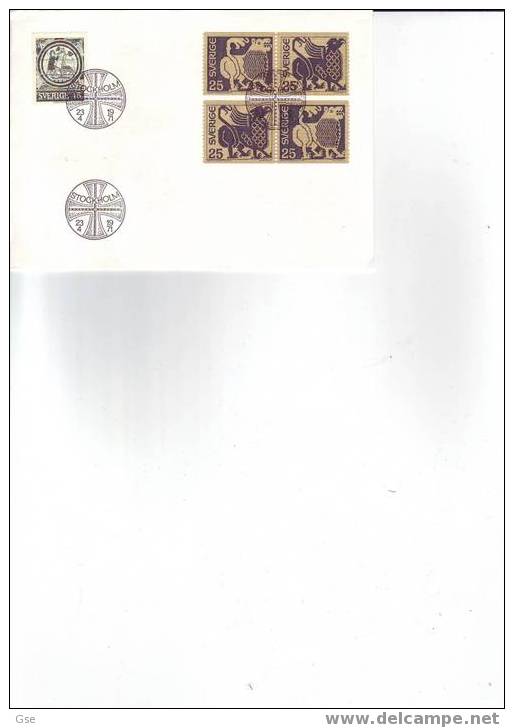 SVEZIA 1971 -  Yvert 687-688/9 - FDC - Annullo Speciale Illustrato - FDC