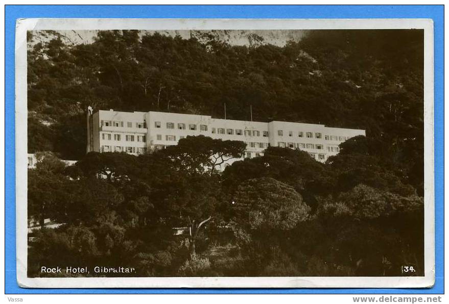 ROCK HOTEL GIBRALTAR. Mailed In 1951 - Gibraltar