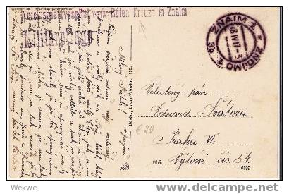 Oe057/ Znojmo (Znaim) &ndash; 1917 &ndash; Hospital Vom Roten Kreuz - Tchéquie