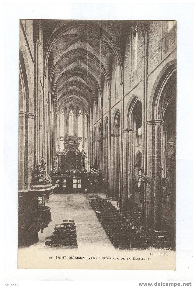 SAINT-MAXIMIN - Intérieur De La Basilique - Saint-Maximin-la-Sainte-Baume