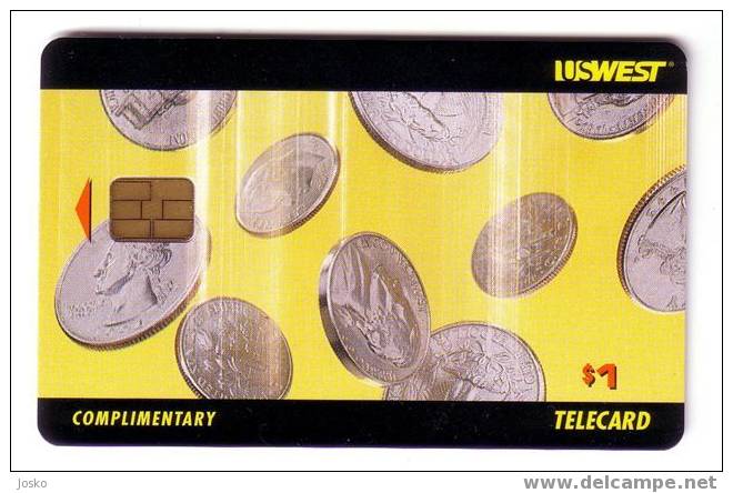 GERMANY Rare US WEST Chip Card - USW - Money - Coin - Pièce ( De Monnaie ) - Coins - Pièces - Munze ( Munzen ) - Moneda - Other & Unclassified