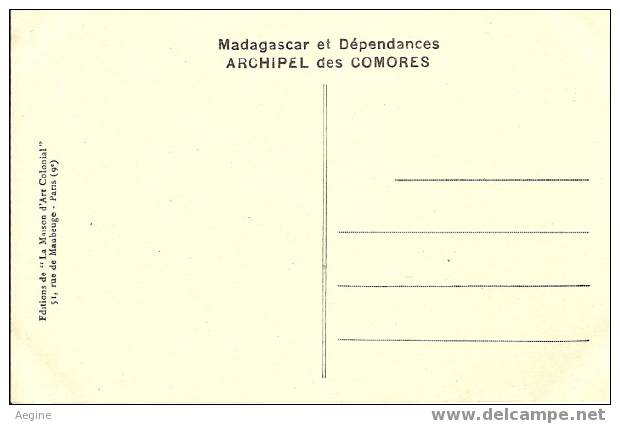 Ref No 20-  Comores - Anjouan- Vue Generale De Mutsamudu - Bon Etat - Comoros