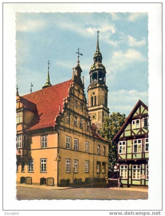 CELLE RATHAUS UND TURM DER STADKIRCHE - Celle