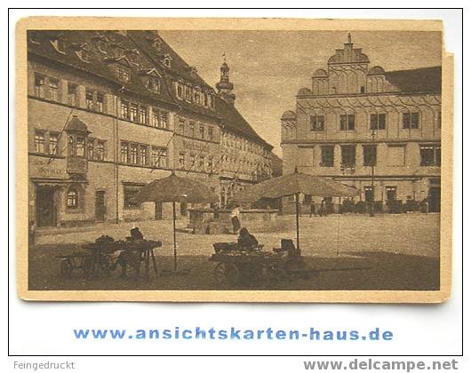 D 3735 - Weimar. Markt Mit Stadthaus Und Hofapotheke - Foto Ak - Weimar