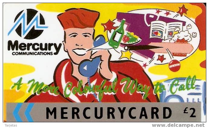 PHONECARD MER-103 A COLORUFUL WAY TO CALL - [ 4] Mercury Communications & Paytelco