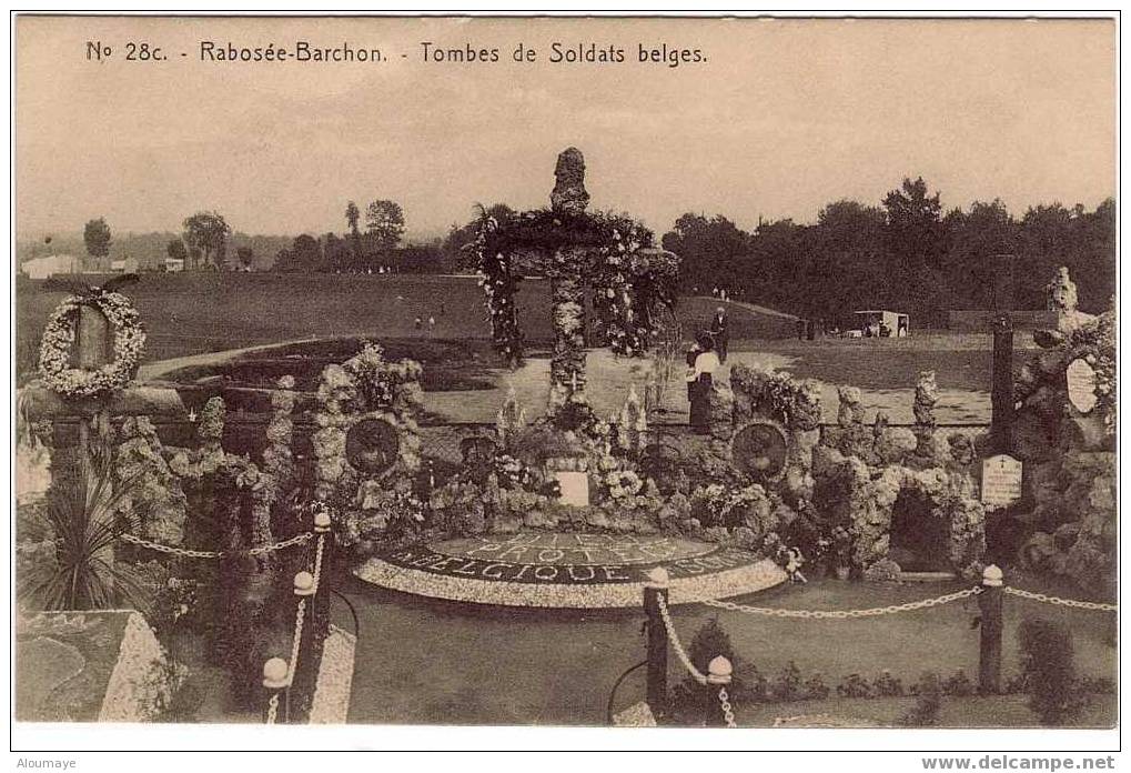 Rabosée-Barchon  Tombes De Soldats Belges - Blégny