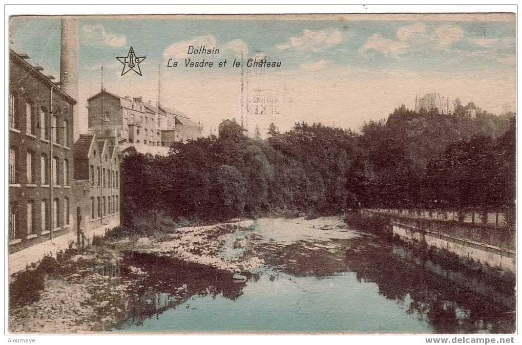 Dolhain La Vesdre Et Le Château. Colorisé - Limbourg