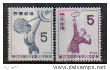 E106 - GIAPPONE , N. 612/613  *** - Zomer 1964: Tokyo