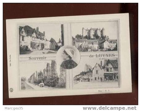 009407 Souvenir De Luynes édit.bodin N°8601 A.B.multivue 4 Vues & Costume , Coiffe - Luynes