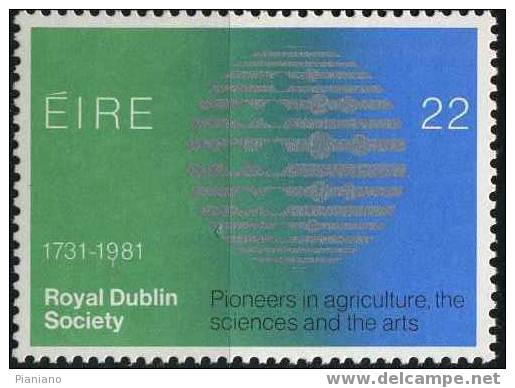PIA - IRL - 1981 - 250° De La "Royal Dublin Society" - (Yv 462) - Unused Stamps
