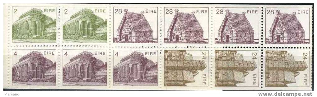 PIA - IRL - 1985 - Architecture Irlandaise à Travers Les Ages  - (Yv C 571a - I) - Booklets