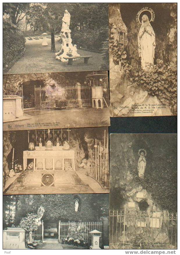 Edegem: Grotte De Notre Dame De Lourdes/ Grot Van OLV. Van Lourdes---18 Kaarten--18 Cp - Edegem