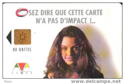 MOROCCO  80 U  YOUNG  WOMAN   GEMPLUS  CHIP   MOR-C-07  CV$15US  SPECIAL PRICE !!! - Morocco