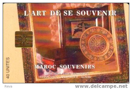 MOROCCO  40 U  MOROCCAN  SOUVENIRS  ART  CHIP   MOR-C-10  SPECIAL PRICE !!! - Morocco