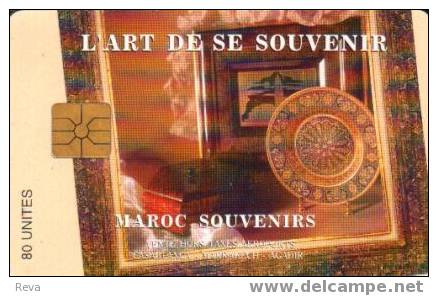 MOROCCO  80 U  MOROCCAN  SOUVENIRS  ART  CHIP   MOR-C-11  SPECIAL PRICE !!! - Maroc