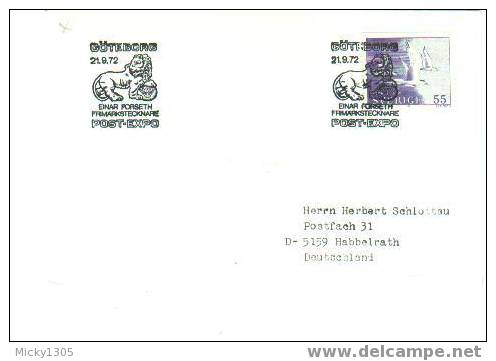 Schweden / Sweden - Sonderstempel / Special Cancellation (Y078) - Lettres & Documents