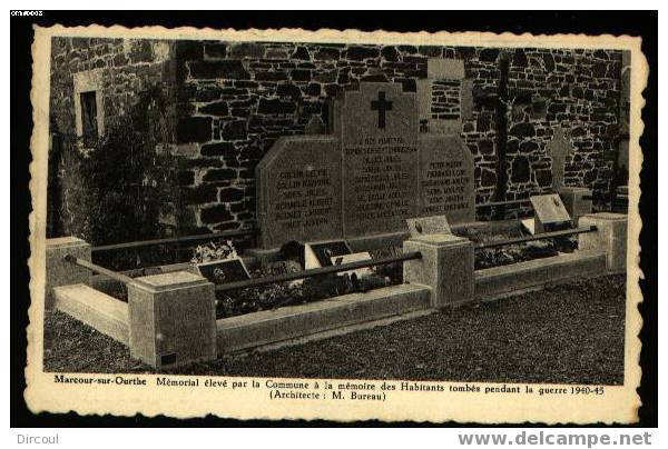 3986 - Marcour-sur-Ourthe Mémorial - Rendeux