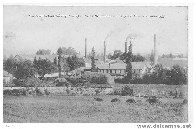 38 // ISERE / PONT DE CHERUY / Usine Grammont, Vue Générale / BF. Edit / - Pont-de-Chéruy