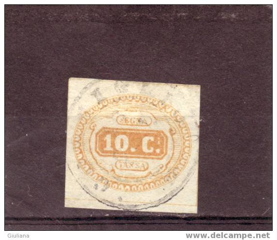 Italia Regno -  N. ST1 Used   (Sassone) 1863 Segnatasse - Taxe