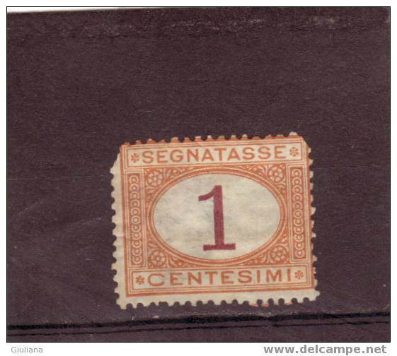 Italia Regno -  N. ST3 *   (Sassone) 1870-94 Segnatasse - Taxe