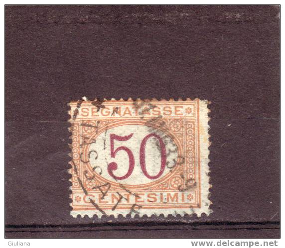 Italia Regno -  N. ST9 Used   (Sassone) 1870-94 Segnatasse - Taxe