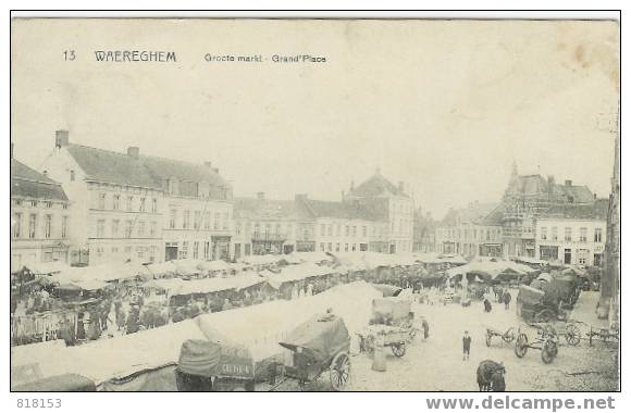 WAEREGHEM  13  Groote Markt - Grand'Place - Waregem