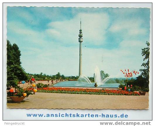 D 3789 - Dortmund. Westfalenpark Mit Fernsehturm - CAk, 1964 Gel. - Dortmund