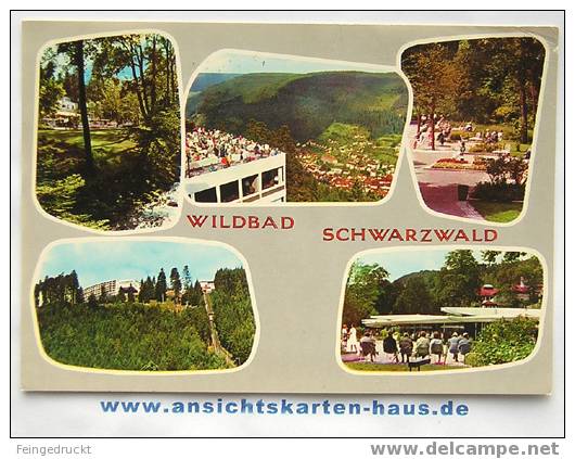 D 3768 - Wildbad Im Schwarzwald - Schöne Color MBk, Gelaufen - Hochschwarzwald