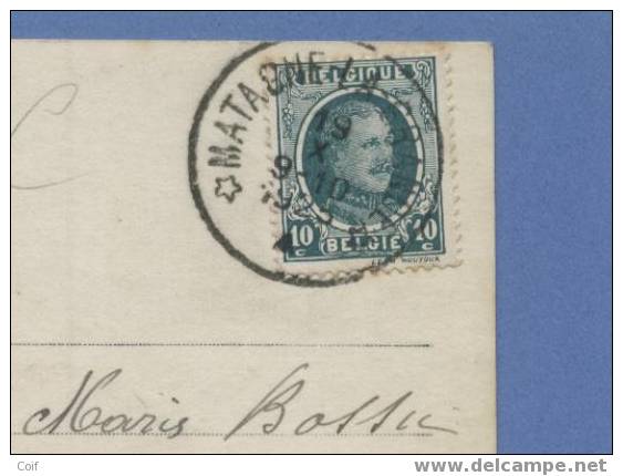 194 Op Kaart Met Sterstempel * MATAGNE-LA-GRANDE * - 1922-1927 Houyoux