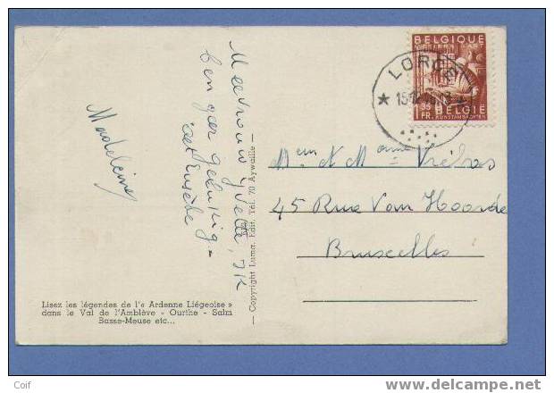 762 Op Kaart Met Sterstempel * LORCE * - 1948 Export