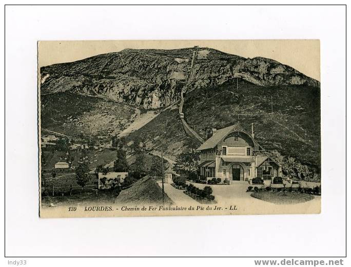 - FRANCE 65 . "LOURDES - CHEMIN DE FER FUNICULAIRE DU PIC DU JER" - Seilbahnen