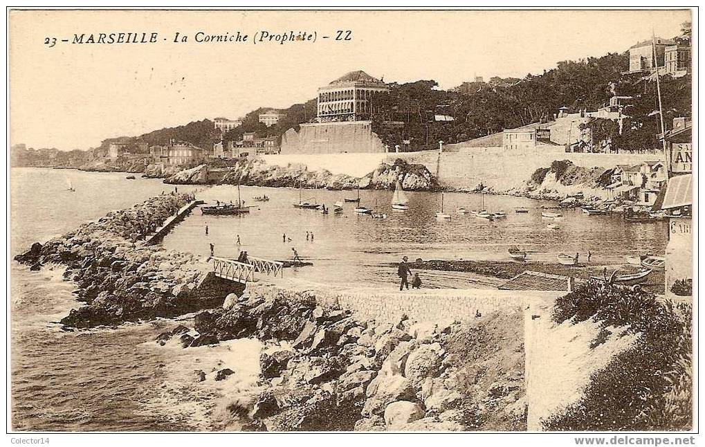 Marseille La Corniche - Endoume, Roucas, Corniche, Plages