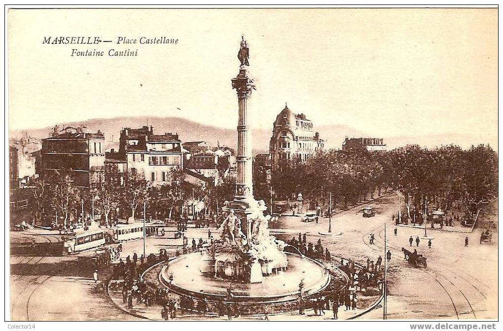 Marseille  La Place Castellane - Castellane, Prado, Menpenti, Rouet