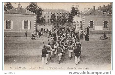 LE MANS (72) CASERNE CHANZY 117EME D'INFANTERIE - Allonnes