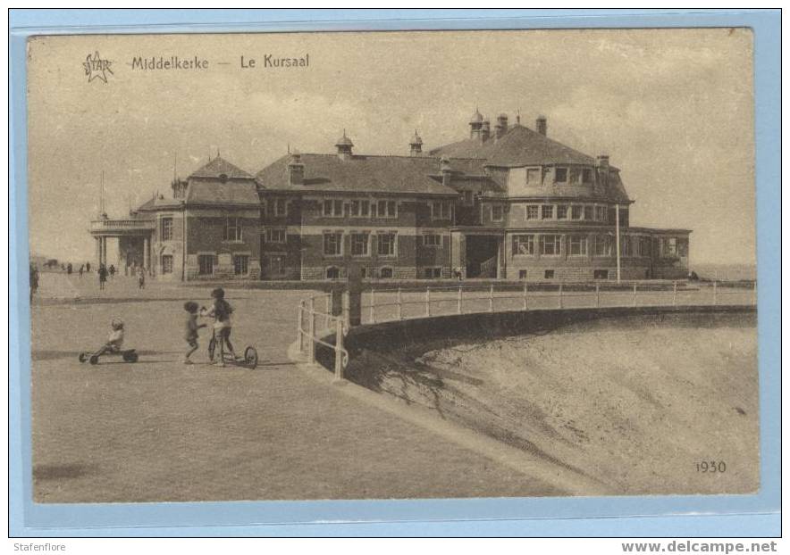 OUD CASINO MIDDELKERKE  VOOR 1914 GO CARTS FIETSEN KINDEREN BELLE EPOQUE - Middelkerke